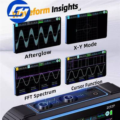 2305FNI表RSI-2C53P双通道板数字示波器四位半平万用信发生器三号