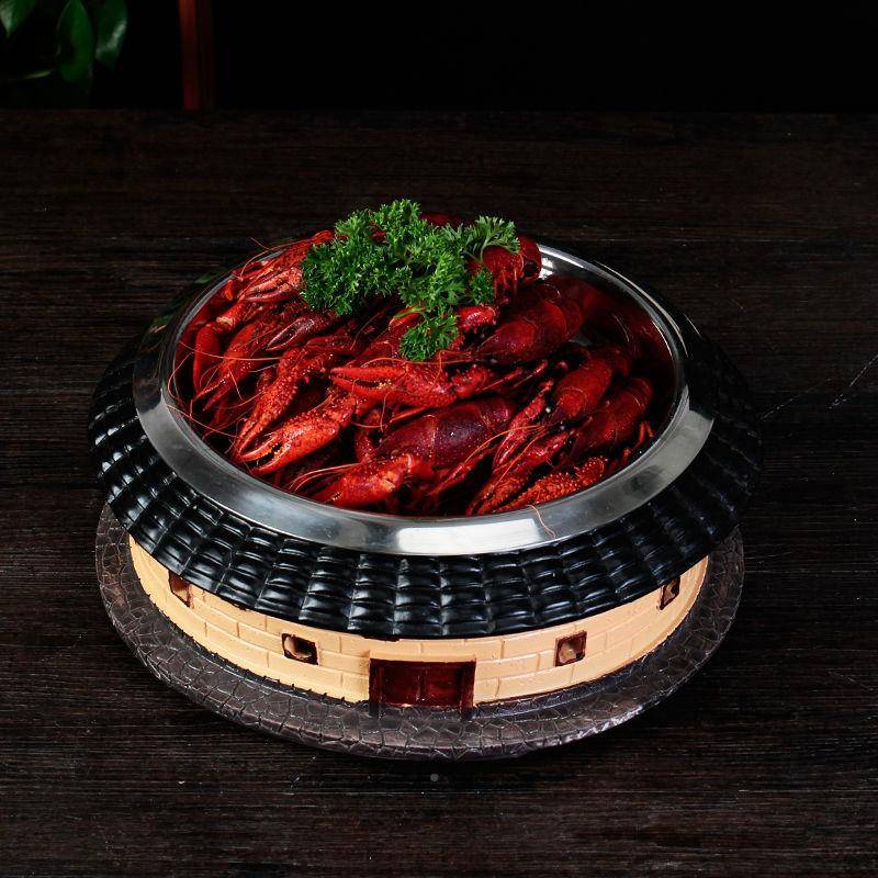 复古装土保楼酒精加热温套餐具饭店餐厅明档私IQB房菜创意摆台菜