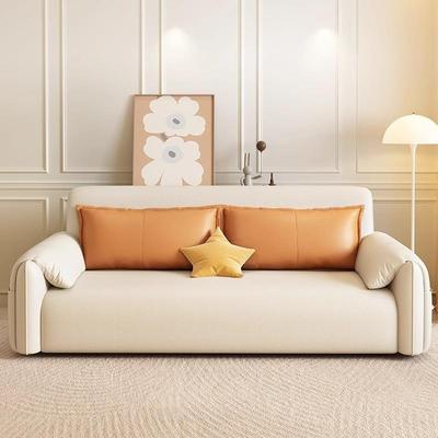 厅布艺沙发床电25595动沙发床折叠两用2025款单双人小户人型客新