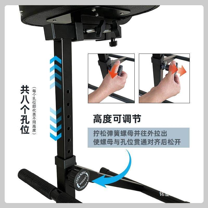 弹吉习吉他座椅子他无品牌/脚踏架凳唱练演奏踩凳儿童架子电支架