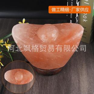 喜拉雅元宝盐马灯恭33802喜发财水晶盐盐灯招财进宝瑰灯玫巴基斯