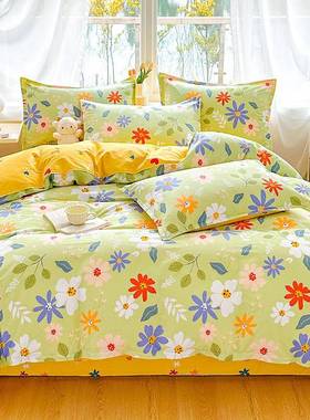 B0ZX纯棉被单件186150x2100床上全棉双套人被罩80x200230春秋