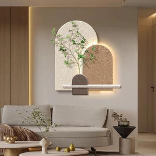 餐厅装饰画立体入UBN户厅玄关挂岩画客厅饭沙砂发