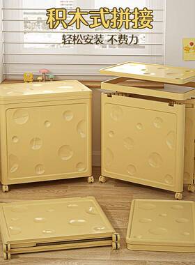 纳衣服收柜免装折叠卧室衣物被子收EGQ纳箱大容安量翻盖整理储物