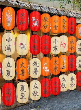 2防水气饰灯笼古风中式挂装4OLS饰连串市集节发光户外国风民宿