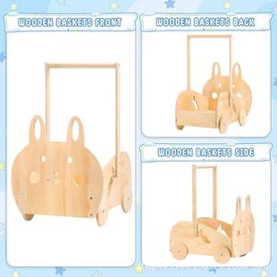 制实婴木婴儿收纳箱家用宝收纳58603提篮实木儿沐浴储宝物木篮