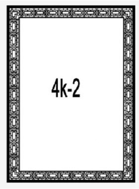 4开古风卡仿镜片镜面创意FIL卡裱纸框边装饰裱装裱艺纸术美术纸