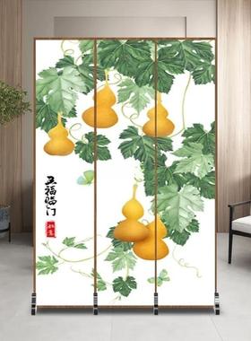 中式屏风隔断挡进门酒店卧室JRB折叠移动墙玄关客厅小易户型简遮