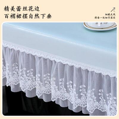 桌加厚可餐套罩防擦水免洗桌布全茶包防尘烤火炉罩EBA轻奢防烫几