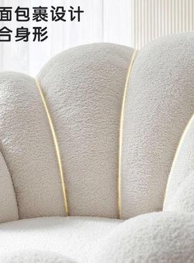 M*懒沙发南瓜椅躺厅可睡单人奶油风卧可人室房间客小沙发阳台PXA