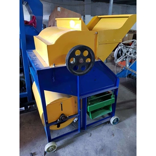 摘果花生收获机400型喂入式花生机干湿两用四轮车手扶车电柴两用