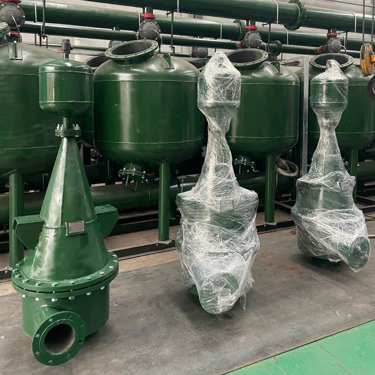 旋流除砂沙器井水河水沙水离心式分离器自动排污过滤器山东圣煜