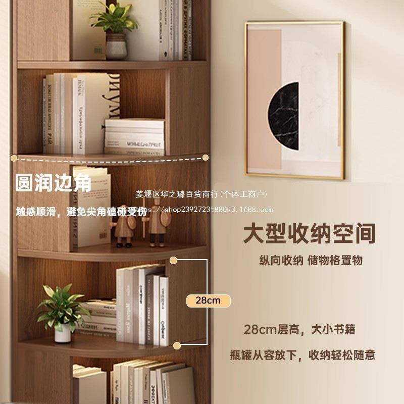 简易角柜转角置物架落地置物柜客厅墙角柜三角柜卧室边角柜床头柜