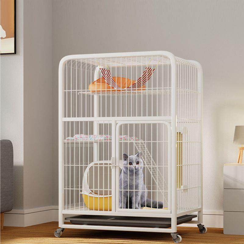 猫笼子家用室内超大自由空间带厕所一体双层猫别墅猫窝猫舍猫咪笼,电子元器件市场,其它元器件,淘宝优惠券,粉丝福利购,淘宝优惠卷