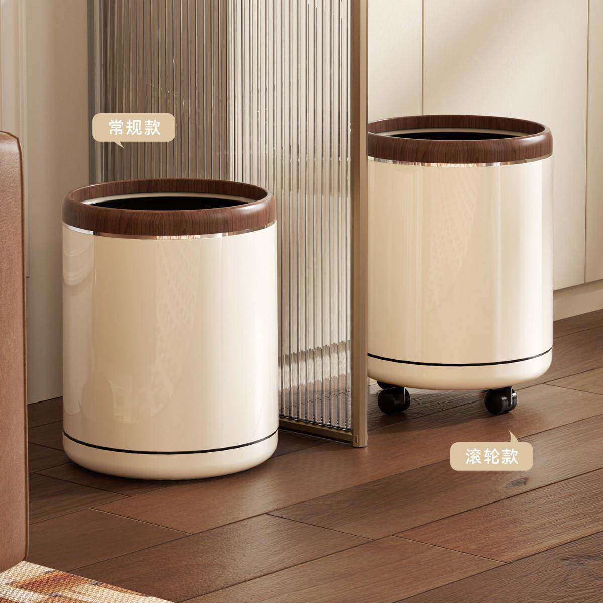 古风垃圾中桶客厅20250820用家高颜厕所厨房卧室大容量值纸篓