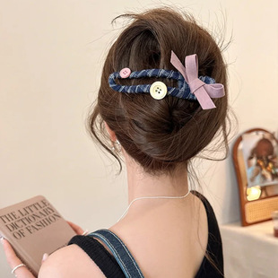 高颜值高级感侧边刘海碎发韩版可爱头发夹子头饰发夹 初款