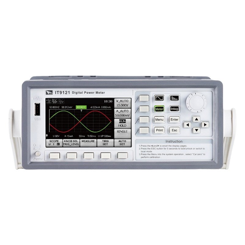 ITECH艾德克斯IT9121E交直流功率表分析仪测量仪IT9121带谐波