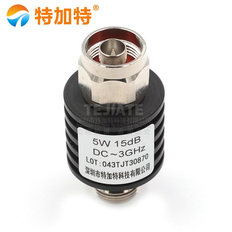 5W N型同轴固定衰减器 n-jk 频率DC-3GHz 10DB/20DB 1-40dB衰减器