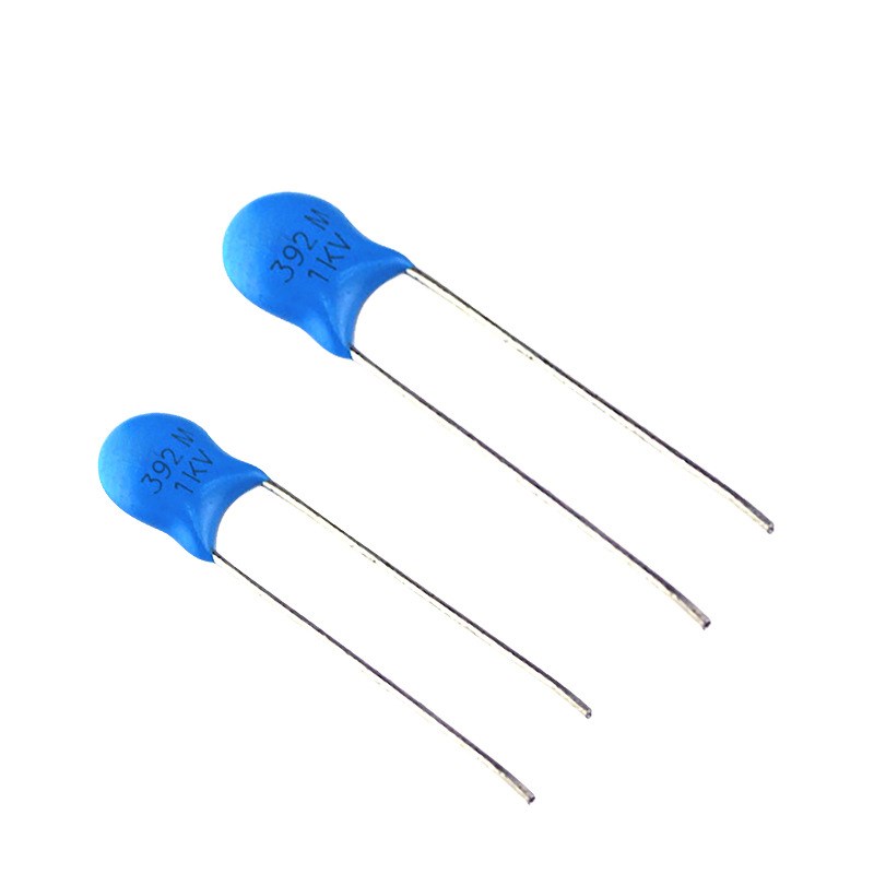 瓷片电容 插件1KV392M 片径7mm 3.9NF 3900PF 20% 392M/1KV