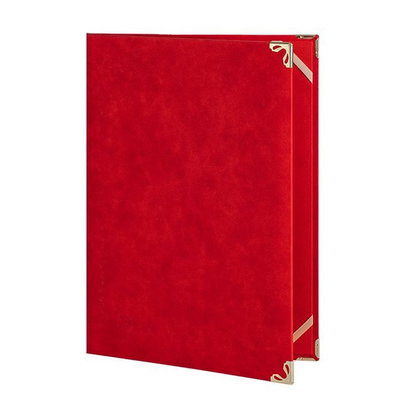 肤感流霞主持台词手稿夹A4菜单菜谱文件夹活动会议签约垫板外壳