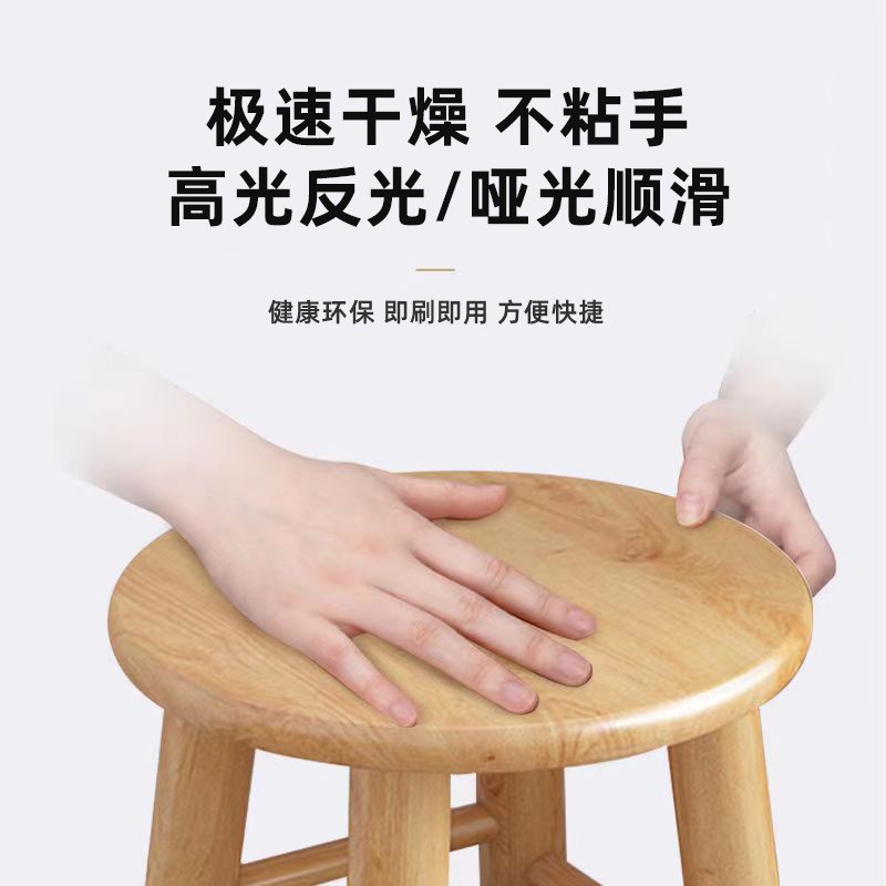 水性哑光清漆罩光面漆家用户外防晒室内实木地板翻新耐磨木器漆