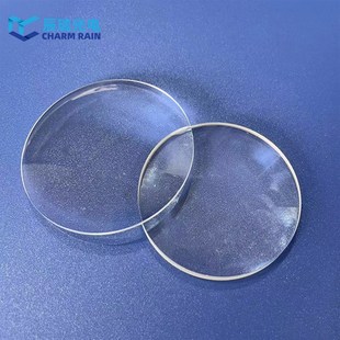 8mm单晶氟化钙透镜光学平凸透镜红外晶体加工