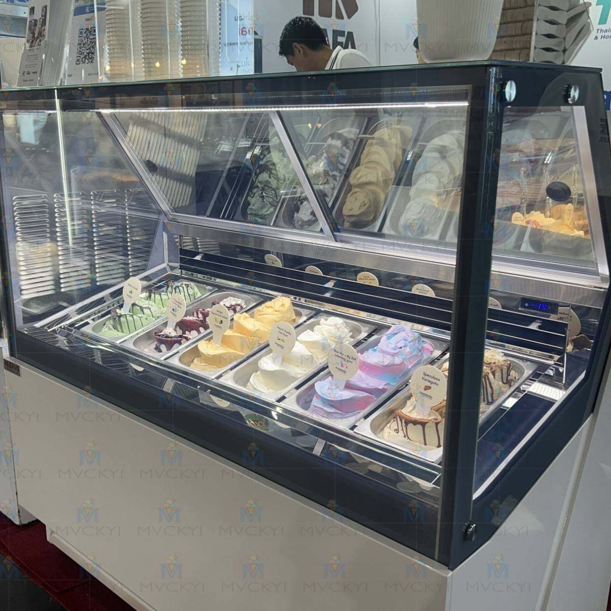 20盘风冷冰淇淋展示柜自动除霜110V/220V甜品雪糕保鲜冷柜