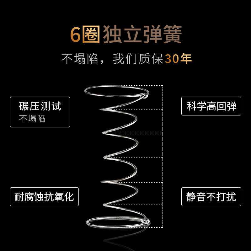 席梦思弹簧床垫软垫卧室家用 租房专用1.5米硬床垫1.8m酒店2