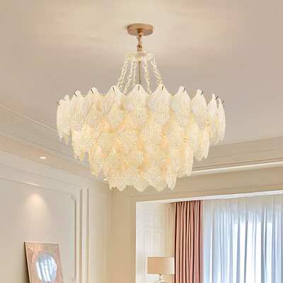 法式轻奢客厅吊灯2026年新款奶油风高端大气主卧室灯复古客厅吊灯