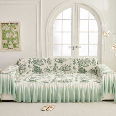 防猫抓雪尼尔沙发盖布2025新款四季通用沙发巾一整张全盖沙发套罩