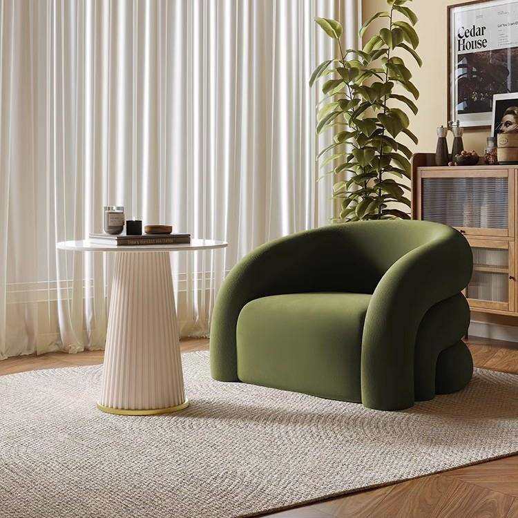 设计师单人沙发椅布艺弧形现代简约懒人单椅轻奢高级休闲洽谈椅,玩具/童车/益智/积木/模型,毛绒/玩偶/公仔/布艺类玩具,淘宝优惠券,粉丝福利购,淘宝优惠卷
