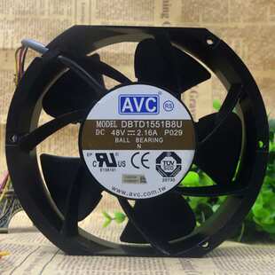 原装 奇宏 AVC DBTD1551B8U 48V 2.16A 大风量 四线pwm调速风扇