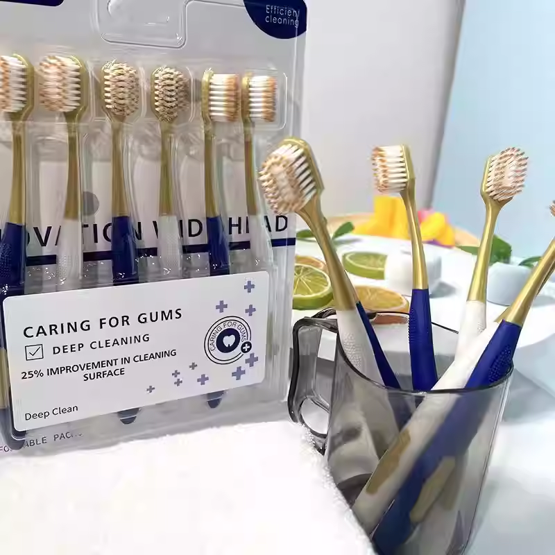 【山姆同款】宽头柔牙刷软毛家用高密高档成人清洁深层组合口腔JC