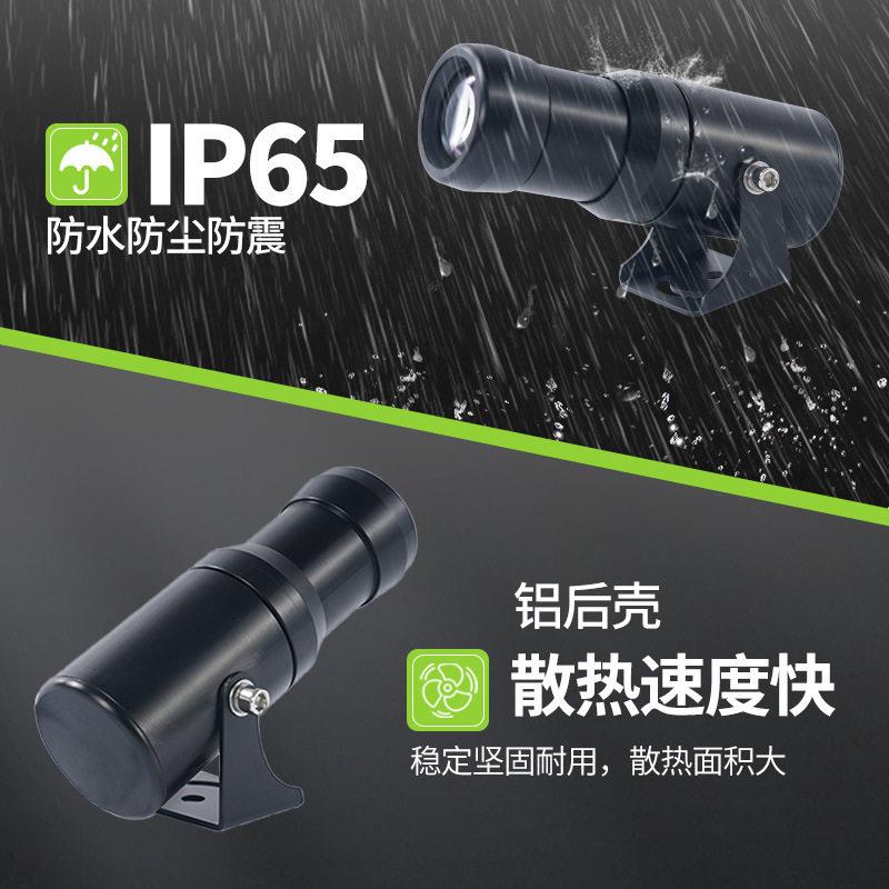 24V地面指引标识叉车投警示影灯 12V天车吊机射灯工业logo投射灯