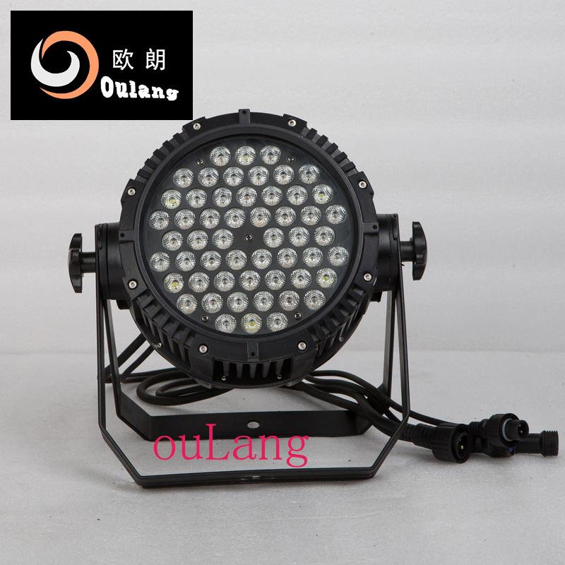 led舞台灯光 54颗3Wled防水帕灯户外演出led帕灯婚庆染色灯全彩