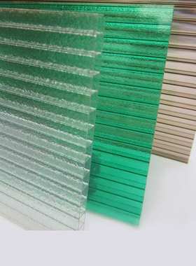 pc阳光板厂家  8mmPC阳光板 透光双层阳光板 颜色多种可选