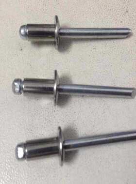 304不锈钢抽芯铆钉拉钉半钢抽芯铆钉GB12618开口型扁圆头抽芯铆钉