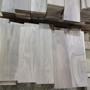 厂家热销北美黑胡桃木短料按规格定制胡桃木托盘实木黑胡桃木隔板