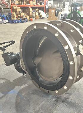 不锈钢伸缩蝶阀 涡轮法兰软密封蝶阀 304蜗轮蝶阀天津SD341X-10P