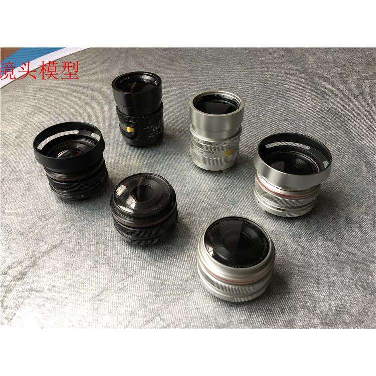 相机镜头模型微单展示镜头摆件/样板间办公桌塑料装饰品/不含罩子