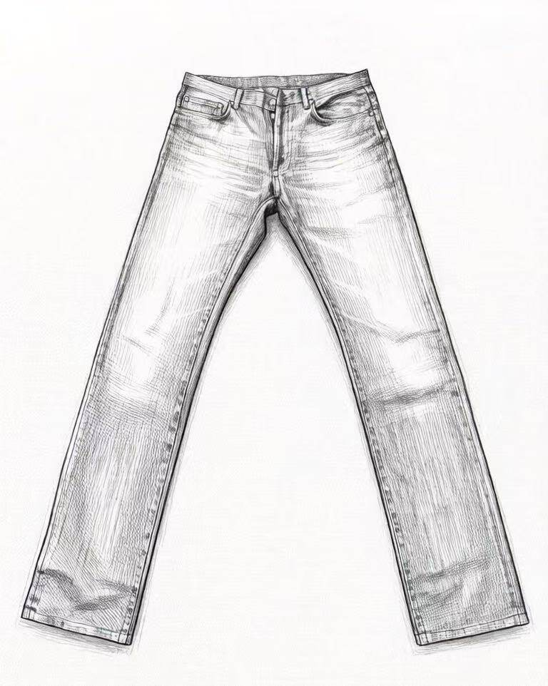 thumbnail for 【Dini】 FW05 “Rust”Washed Blue  Jeans