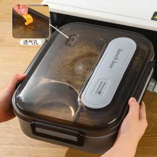 316不锈钢饭盒分格不串味可进微波炉带勺子筷子学生上班保温餐盒