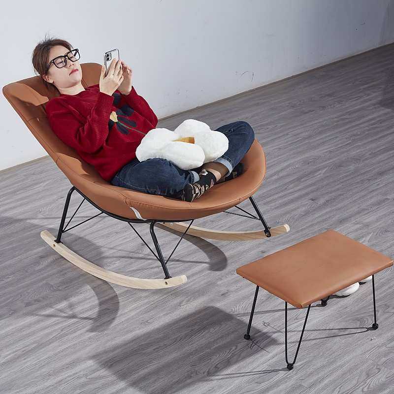 现代简约懒人沙发阳台摇椅猫爪皮蜂窝躺椅单人摇摇椅户外休闲,3C数码配件,USB灯,淘宝优惠券,粉丝福利购,淘宝优惠卷