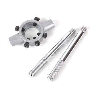 钢盾工具一字圆板牙绞手 板牙扳手M4-M12 S135101