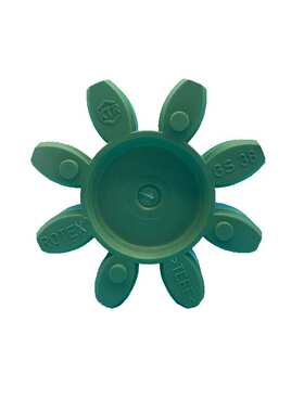 KTR ROTEX GS75红色绿色八瓣角梅花弹性垫体PUR/TEEE减震缓冲胶圈