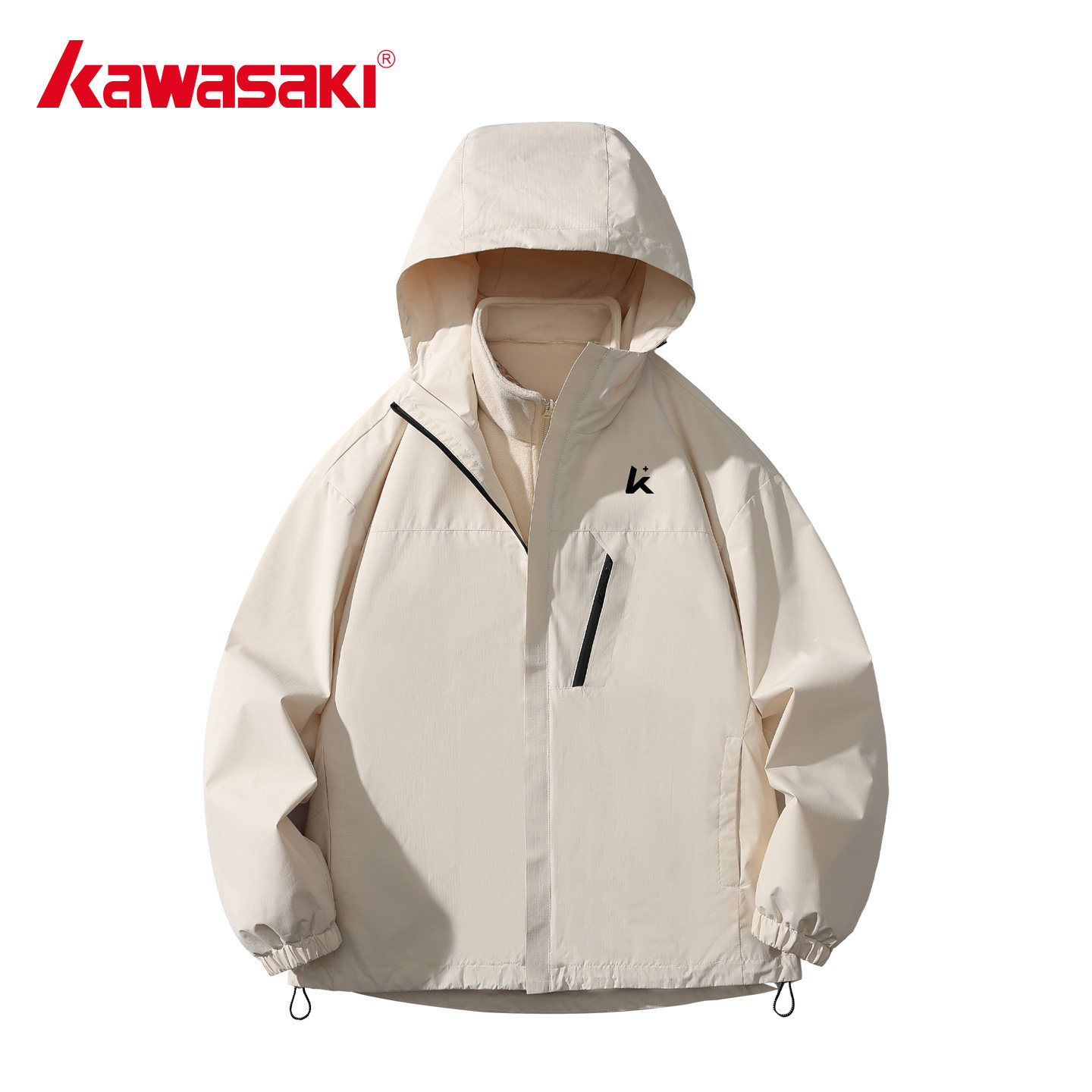 川崎男女冲锋衣户外运动服三防衣