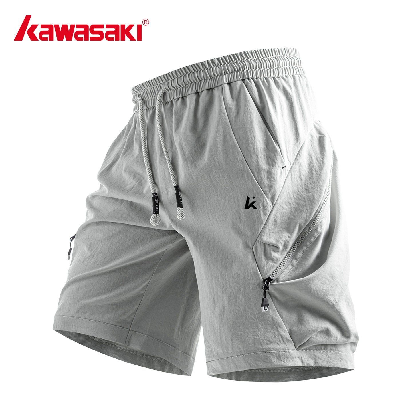 Kawasaki川崎正品男装户外运动裤羽毛球训练短裤夏季透气五分裤子,男装,短裤,淘宝优惠券,粉丝福利购,淘宝优惠卷