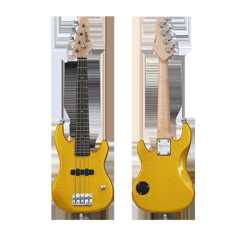 跨境BASS 4弦电贝斯贝司专业演出电吉他儿童成人初学者入门款贝斯
