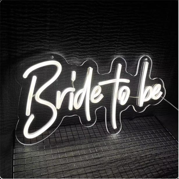 Bride to be霓虹灯发光字招牌婚礼活动英文字母装饰灯外贸灯跨境