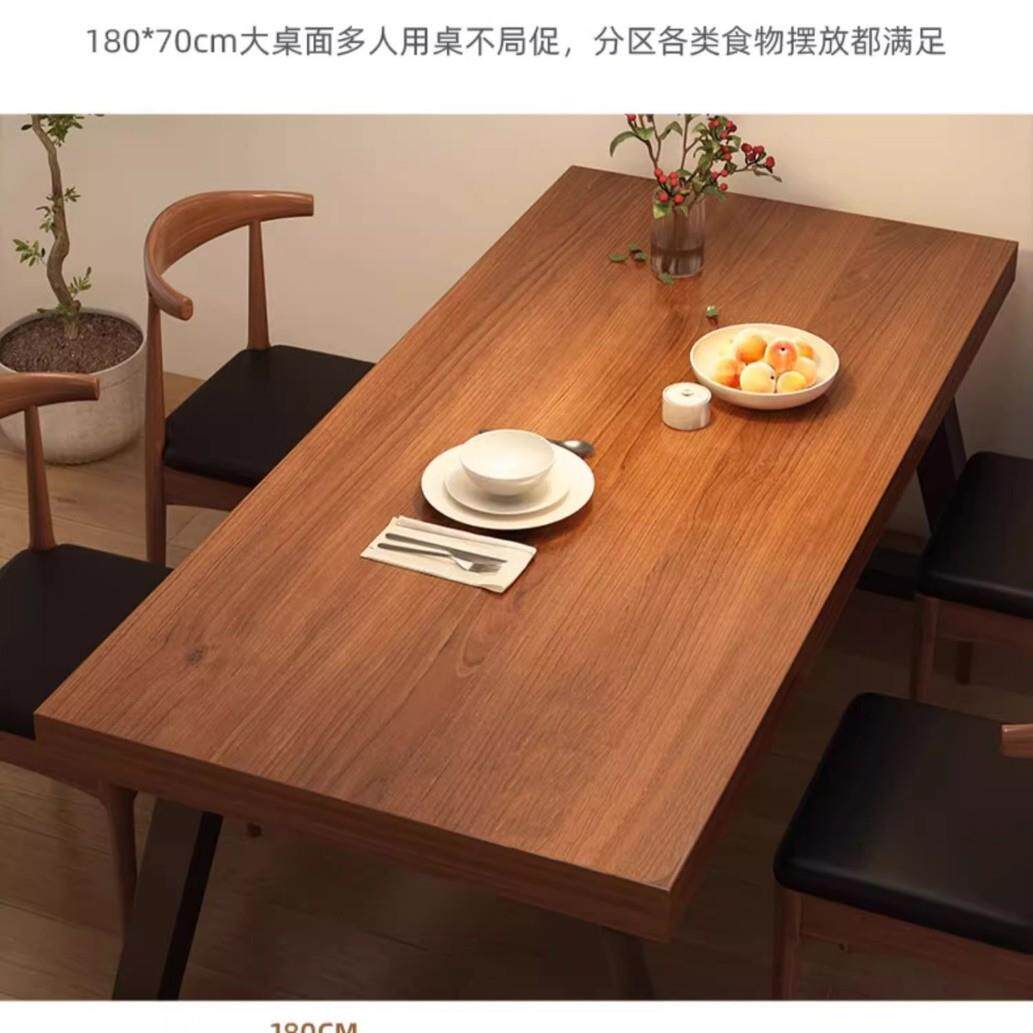 餐饮商用桌椅长方形简易快餐桌子快餐店经济型店铺桌子椅子套装